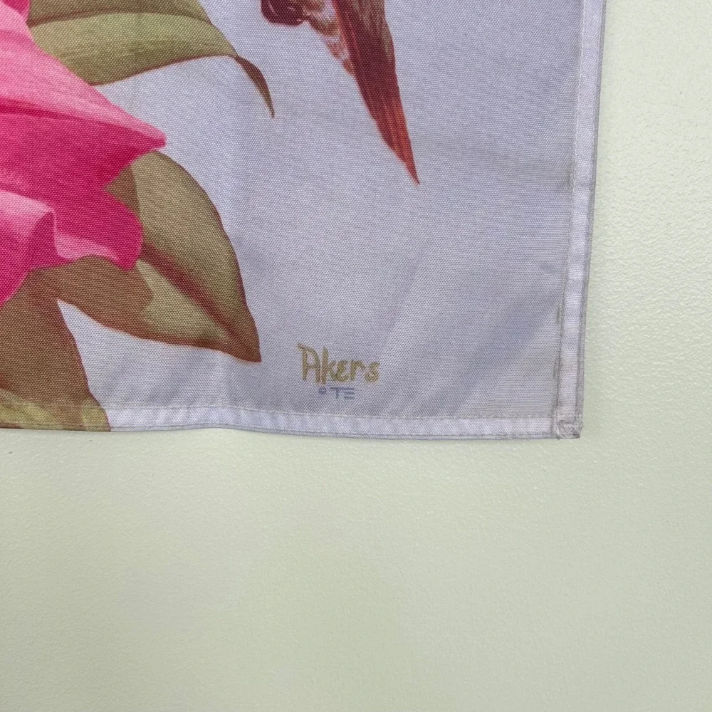Akers Hummingbird Petunia Garden Flag Large 24x36 Pink Purple Floral Yard Decor